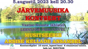 Järvemuusika kontsert 05.08.2023