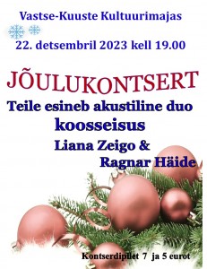 22.12. Jõulukontsert