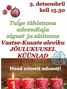 I advent 2023. Vastse-Kuustes pptx