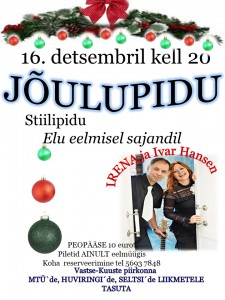 Jõulupidu 16.12.2023